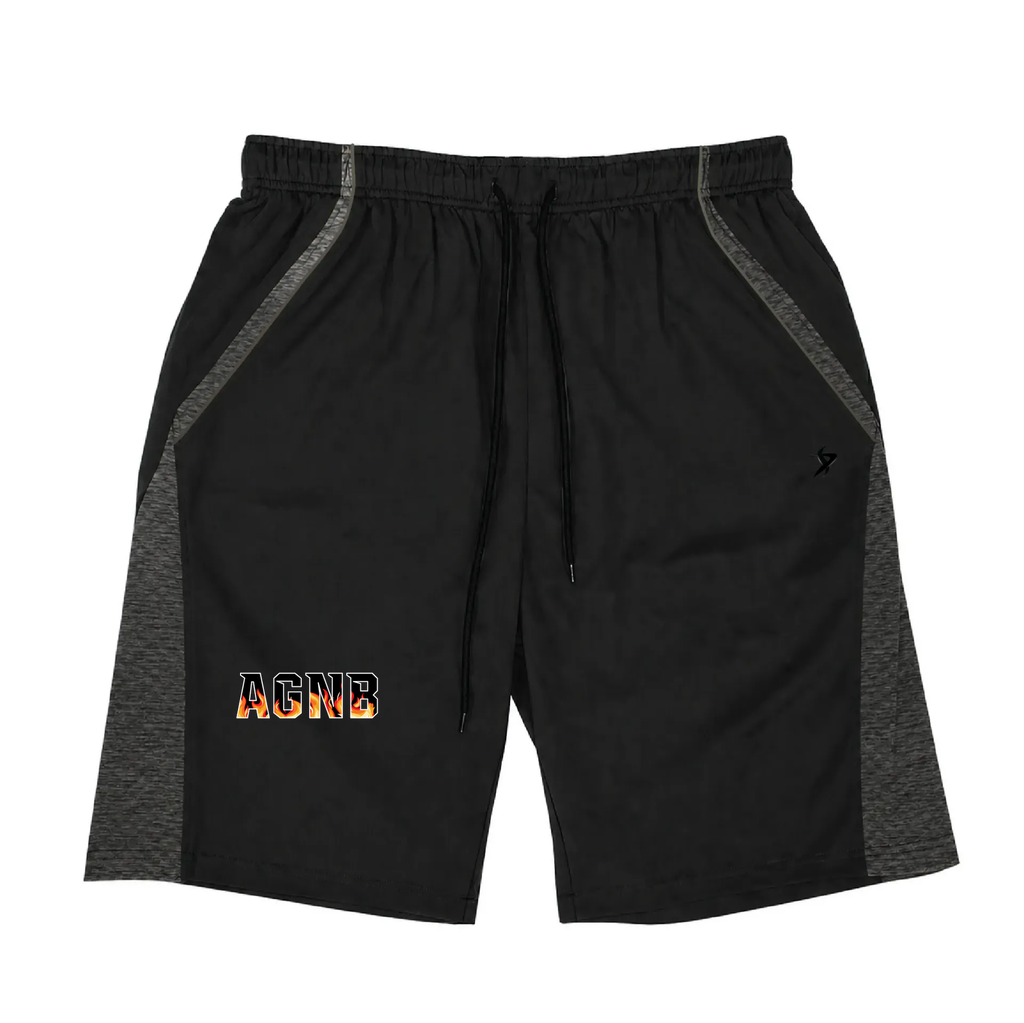 [DEC-ANGLE-SHORT-YXXS-BLK-LOGO1] Decker Shorts (Angle Shorts) (Black, Youth XXS, Logo 1)