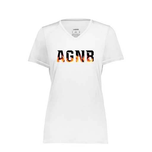 [6844.005.XS-LOGO1] Women's SoftTouch Short Sleeve (Female Adult XS, White, Logo 1)