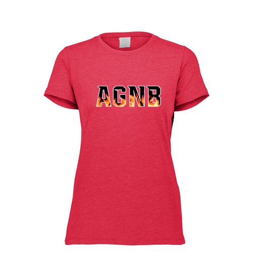 [FTSCUBRD-FAXS-LOGO1] Decker Women's Tri-Blend T-Shirt - Short Sleeve (Female Adult XS, Red, Logo 1)