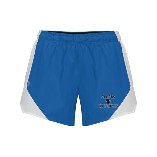 [229489.H02.S-LOGO2] Girls Olympus Shorts (Female Youth S, Royal, Logo 2)