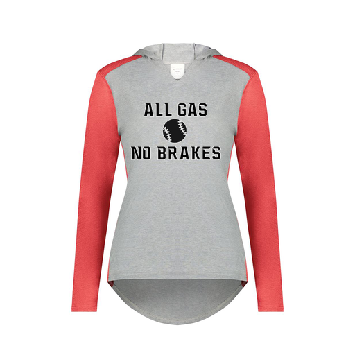 [6902.27V.XS-LOGO2] Ladies Vintage Hoodie (Female Adult XS, Red, Logo 2)