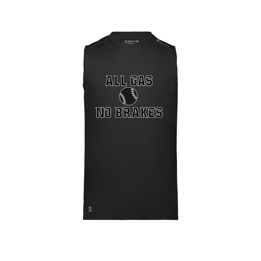 [222593.080.S-LOGO2] Men's CoolDry TankTop (Adult S, Black, Logo 2)