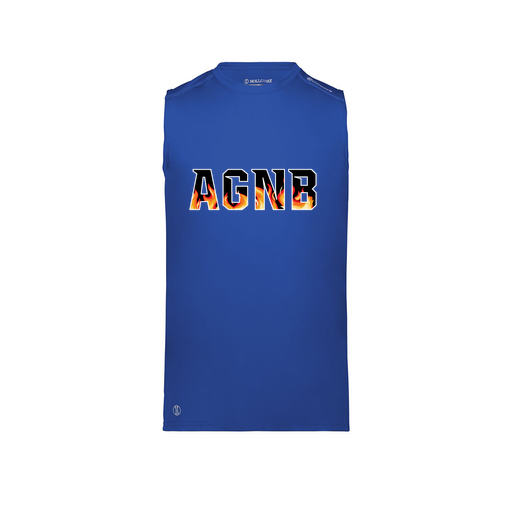 [222593.060.S-LOGO1] Men's CoolDry TankTop (Adult S, Royal, Logo 1)