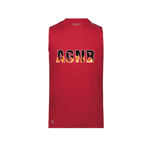 [222593.083.S-LOGO1] Men's CoolDry TankTop (Adult S, Red, Logo 1)