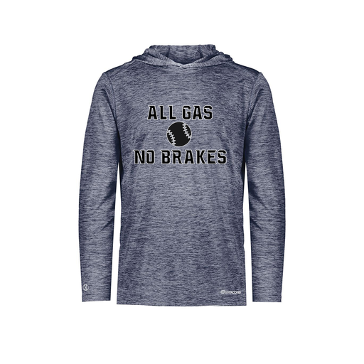 [FOLHCGNV-AS-LOGO2] Decker Men's Charge Hoodie (Adult S, Navy, Logo 2)