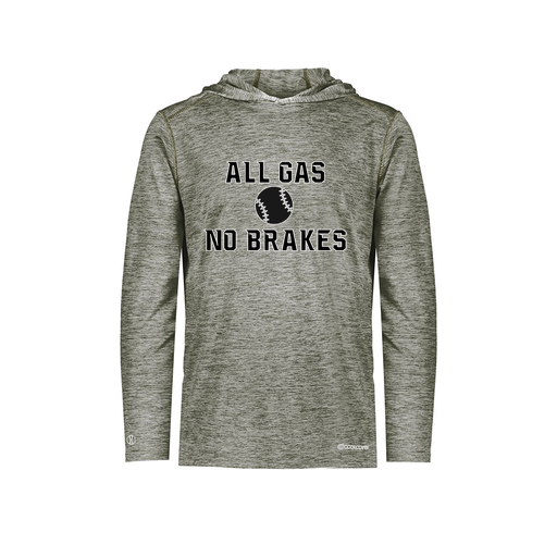 [FOLHCGGY-AS-LOGO2] Decker Men's Charge Hoodie (Adult S, Gray, Logo 2)