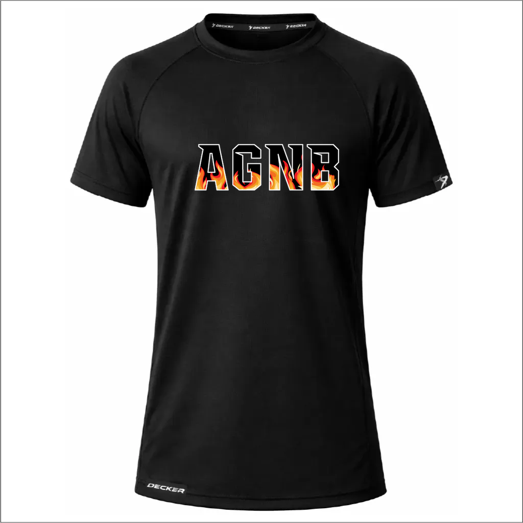 [FTSCPTBK-YXS-LOGO1] NEW Decker Performance T-Shirt (Black, Youth XS, Logo 1)