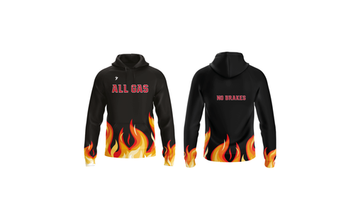 All Gas No Breaks - Black LSL Hoodie (No Number)